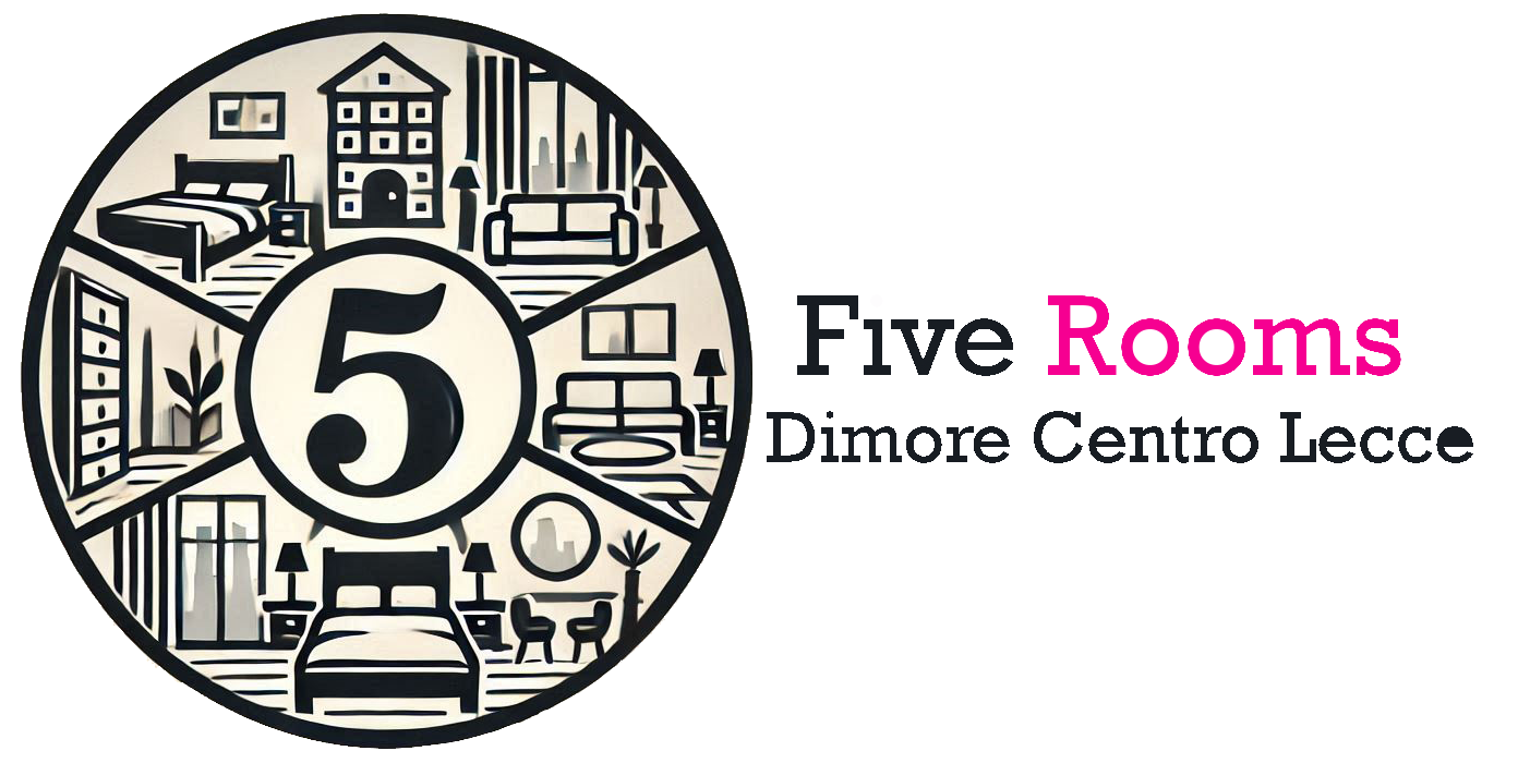 five rooms logo five rooms dimore centro lecce